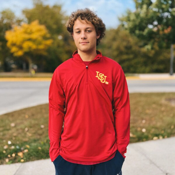 Champion® Vintage ISU Cardinal 1/4-Zip